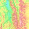 Salt River Range topographic map, elevation, terrain