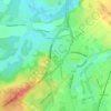 Penelopes Pond topographic map, elevation, terrain