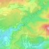 Barrage de Bimont topographic map, elevation, terrain
