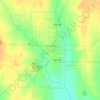 Roxton topographic map, elevation, terrain