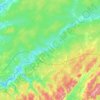 Canaan River topographic map, elevation, terrain