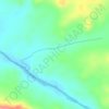 Cuanza River topographic map, elevation, terrain