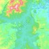 Rio Manso topographic map, elevation, terrain