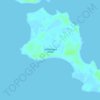 Little Ragged Island topographic map, elevation, terrain