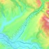 Harghita topographic map, elevation, terrain