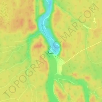 Mattagami River topographic map, elevation, terrain