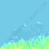 Tiniguiban Island topographic map, elevation, terrain