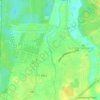 Sungai Seluang topographic map, elevation, terrain