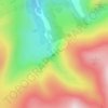 Craigiau Rhaeadr Fawr topographic map, elevation, terrain