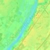 Meuse topographic map, elevation, terrain