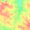 Pottsboro topographic map, elevation, terrain