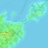 Deleware Avenue Beach topographic map, elevation, terrain