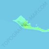 Islas Las Aves Sotavento topographic map, elevation, terrain