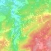 The Glades topographic map, elevation, terrain