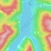 Jones Lake topographic map, elevation, terrain