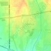 库车王府 topographic map, elevation, terrain
