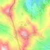 Lac Vert topographic map, elevation, terrain