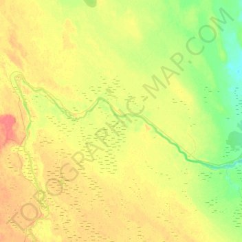 Dauphin River topographic map, elevation, terrain