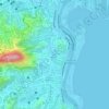 Palácio do Catete topographic map, elevation, terrain