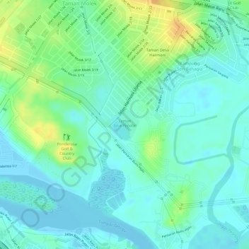 Pandan Lake Recreation Site topographic map, elevation, terrain
