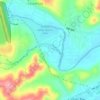 Canyon Lake Spillway Gorge topographic map, elevation, terrain