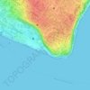 Central "C" topographic map, elevation, terrain
