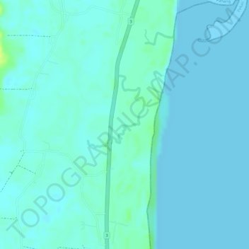 Sungai Palas topographic map, elevation, terrain