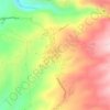 Pujungan topographic map, elevation, terrain