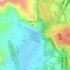 月牙岛 topographic map, elevation, terrain