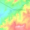 Ganado topographic map, elevation, terrain