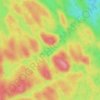 Lac Louisa topographic map, elevation, terrain