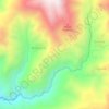 Agawa River topographic map, elevation, terrain