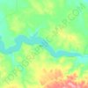 Twelve Mile Lake topographic map, elevation, terrain