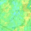 East Bronson topographic map, elevation, terrain