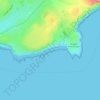 Sandy Bay topographic map, elevation, terrain
