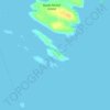 Mistake Island topographic map, elevation, terrain