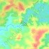 Bendungan Karian topographic map, elevation, terrain