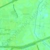 Saffron Park topographic map, elevation, terrain