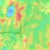 PUB Water Outlet topographic map, elevation, terrain
