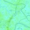 Water Bodies topographic map, elevation, terrain