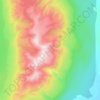 Sleeping Lady topographic map, elevation, terrain
