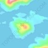 Dolgoi Island topographic map, elevation, terrain
