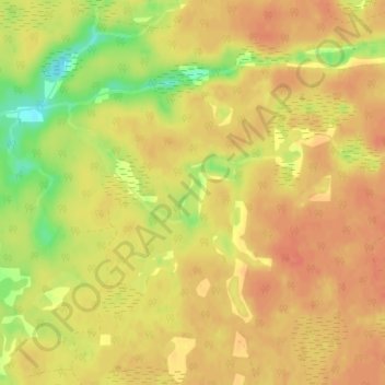 Brewery Lake topographic map, elevation, terrain