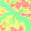 Оскоба topographic map, elevation, terrain