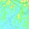 Sungai Pohoi topographic map, elevation, terrain