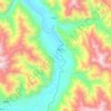 Zanskar topographic map, elevation, terrain