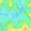 Rio Coxipó topographic map, elevation, terrain