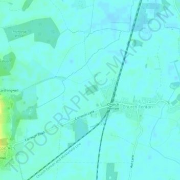 Sandwath Lake topographic map, elevation, terrain