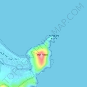 Little topographic map, elevation, terrain