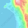 Falassarna topographic map, elevation, terrain